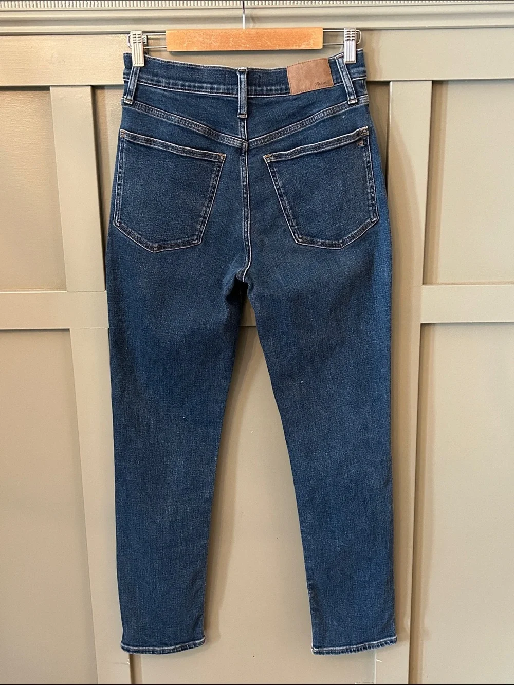 Madewell The Perfect Vintage Jean High Rise Larkspur Stretch Denim Size 28